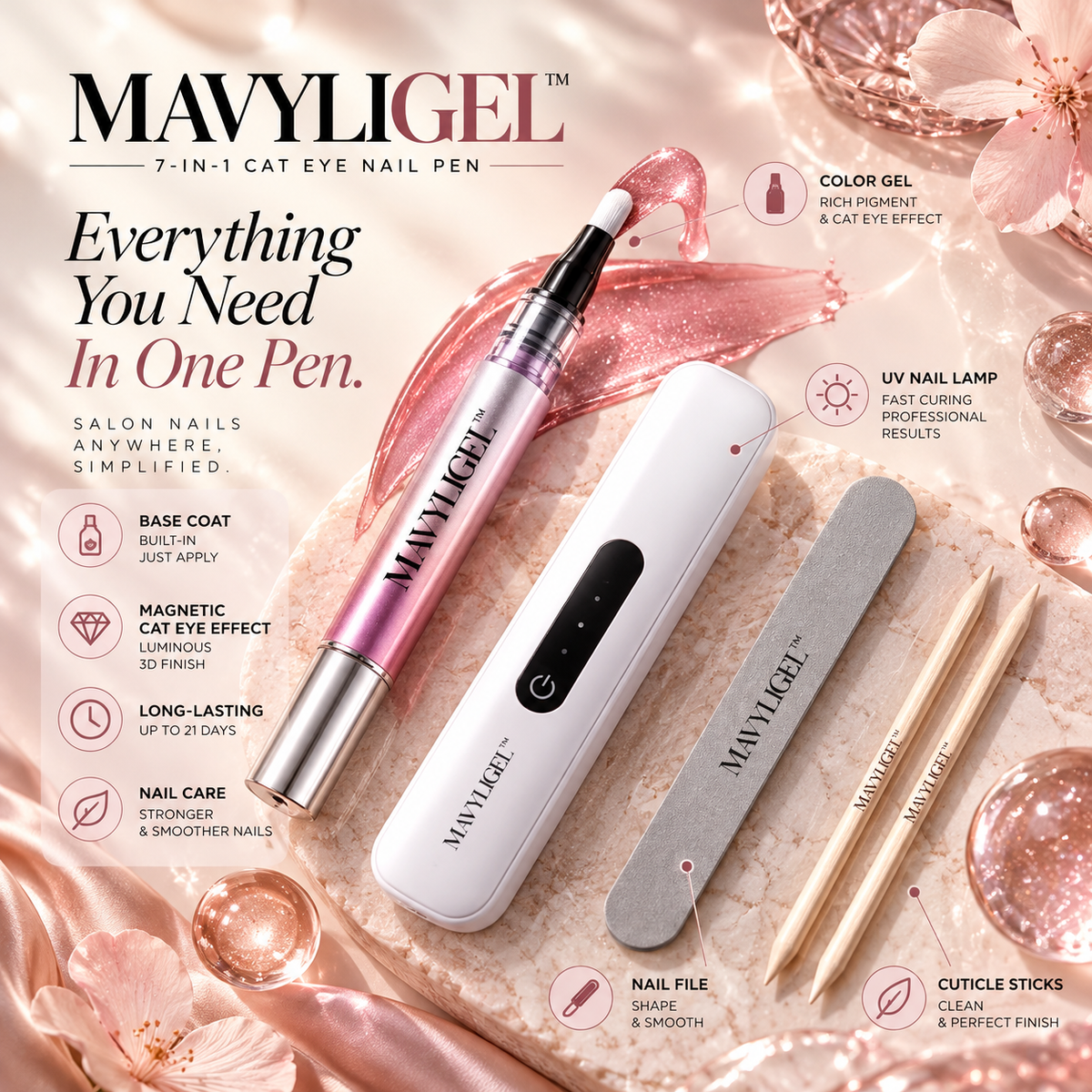 MAVYLIGEL™ 7-in-1 Cat Eye Nail Pen